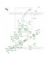 Kickstarter Mechanism voor Kawasaki KLX250R 1994