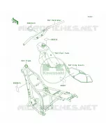 Labels voor Kawasaki KLX250R 1994