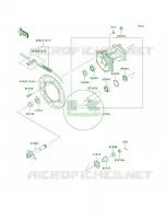 Rear Hub voor Kawasaki KLX250R 1994