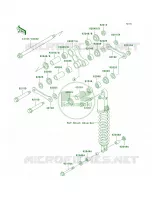 Rear Suspension voor Kawasaki KLX250R 1994