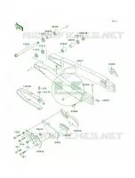 Swingarm voor Kawasaki KLX250R 1994