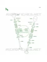 Valves voor Kawasaki KLX250R 1994