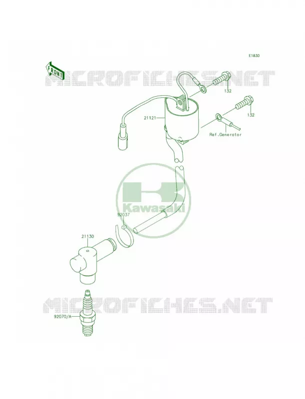 Ignition System Kawasaki MOTOS 85 2015 KX85  KX85CFF