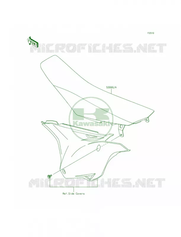 Seat Kawasaki MOTOS 85 2015 KX85  KX85CFF