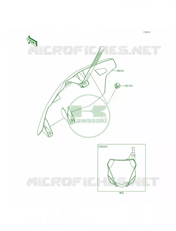 Accessory Kawasaki MOTOS 450 2015 KX450F  KX450FFF