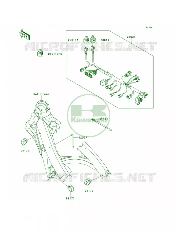 Chassis Electrical Equipment Kawasaki MOTOS 450 2014 KX450F  KX450FEF