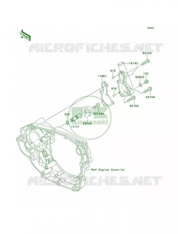Water Pump Kawasaki MOTOS 450 2014 KX450F  KX450FEF