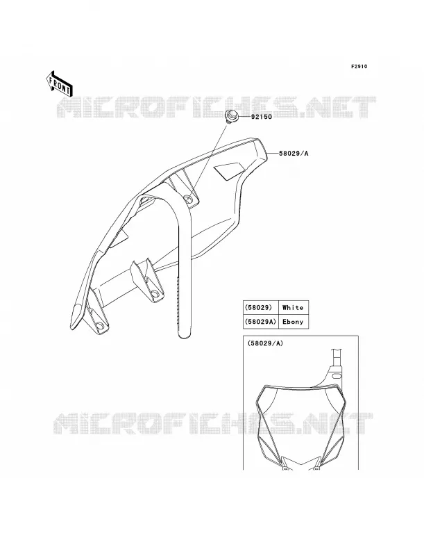 Accessory Kawasaki MOTOS 250 2013 KX250F  KX250ZDF