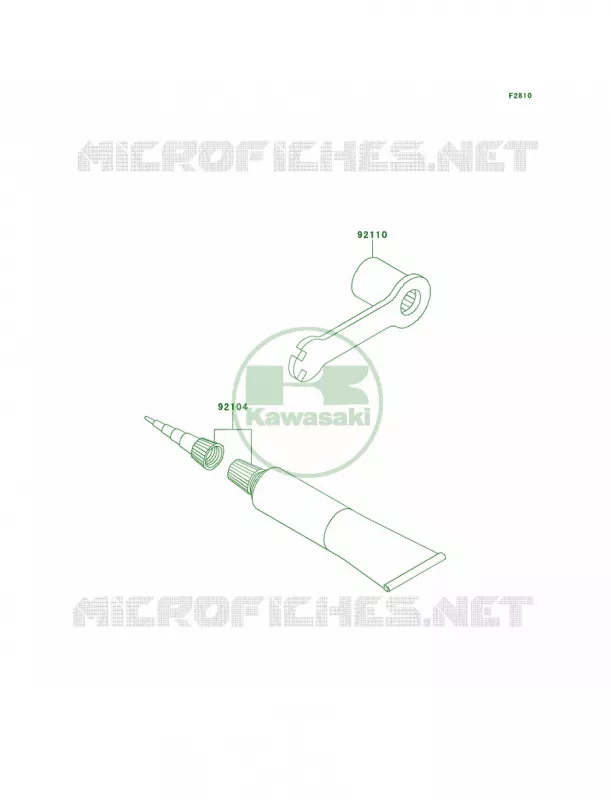 Owner's Tools Kawasaki MOTOS 100 2013 KX100  KX100DDF
