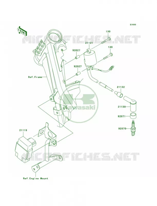 Ignition System Kawasaki MOTOS 140 2009 KLX140  KLX140A9F