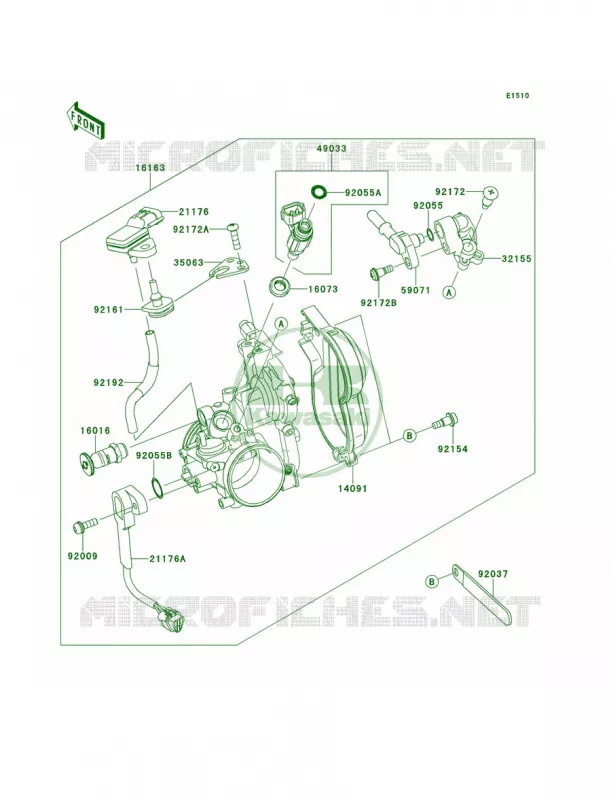 Throttle Kawasaki MOTOS 450 2012 KX450F  KX450FCF