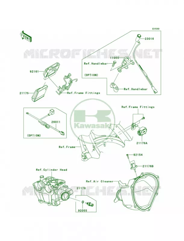 Fuel Injection Kawasaki MOTOS 250 2012 KX250F  KX250YCF