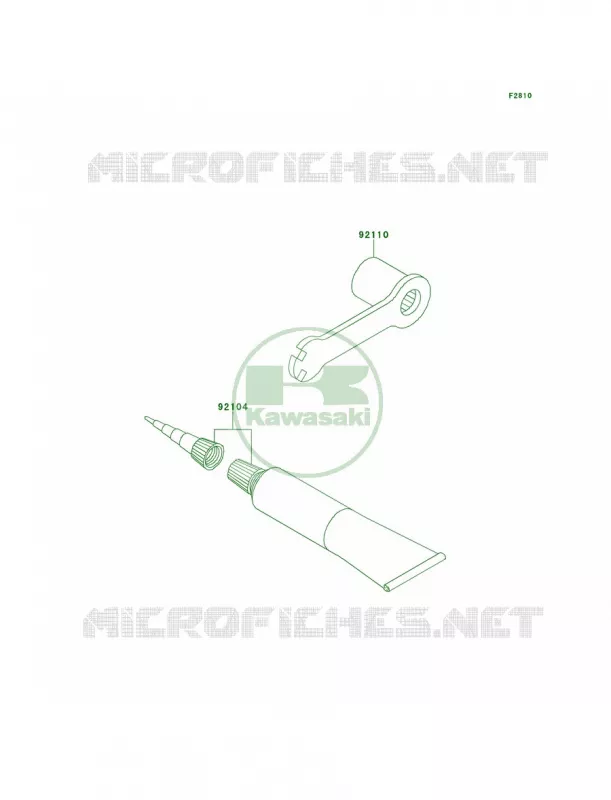 Owner's Tools Kawasaki MOTOS 85 2011 KX85  KX85ABF