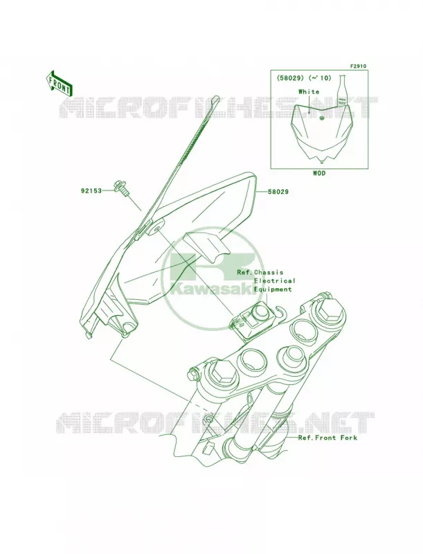 Accessory Kawasaki MOTOS 140 2009 KLX140L  KLX140B9F