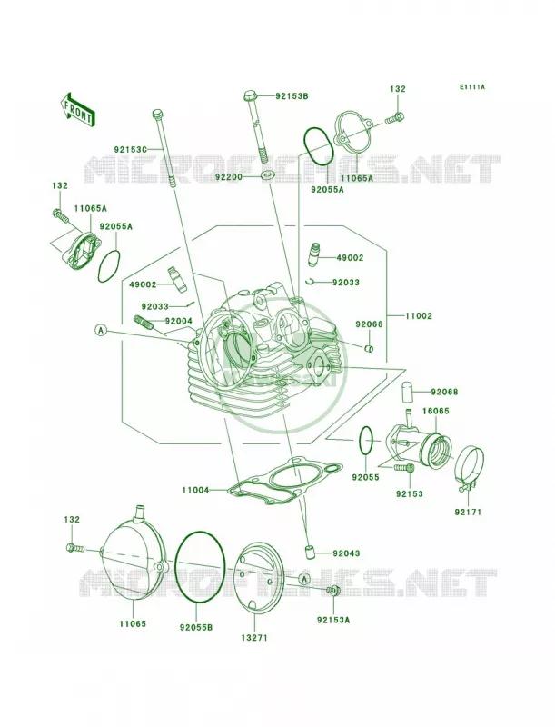 Cylinder HeadBAFBBF Kawasaki MOTOS 140 2009 KLX140L  KLX140B9F