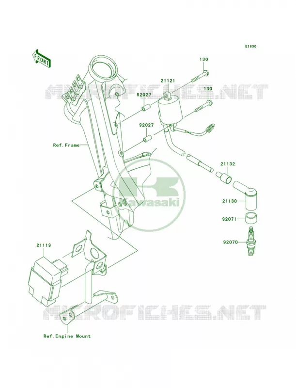 Ignition System Kawasaki MOTOS 140 2009 KLX140L  KLX140B9F