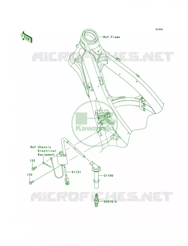 Ignition System Kawasaki MOTOS 450 2009 KX450F Monster Energy  KX450E9FA