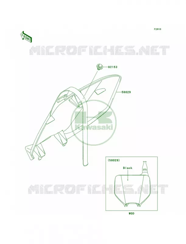 Accessory Kawasaki MOTOS 250 2008 KX250F  KX250T8F
