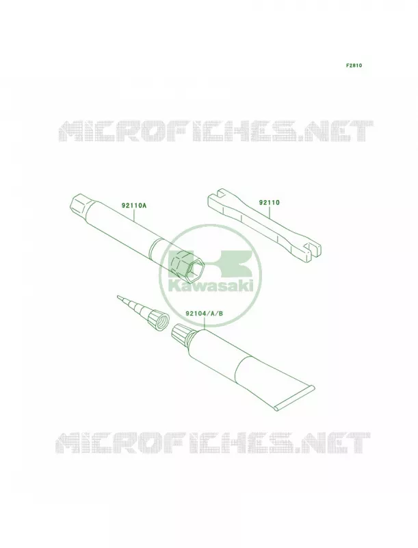 Owner's Tools Kawasaki MOTOS 450 2008 KX450F  KX450D8F