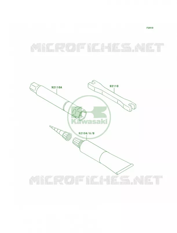 Owner's Tools Kawasaki MOTOS 250 2007 KX250F  KX250T7F
