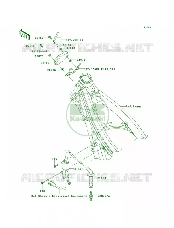 Ignition System Kawasaki MOTOS 450 2007 KX450F  KX450D7F