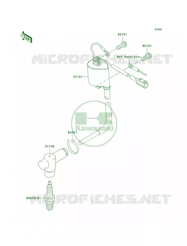 Ignition System Kawasaki MOTOS 100 2006 KX100  KX100D6F