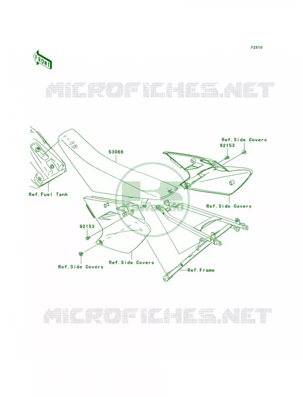 Seat Kawasaki MOTOS 450 2006 KX450F  KX450D6F