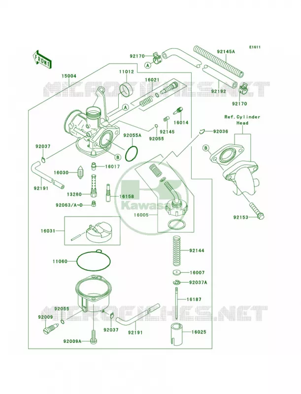 Carburetor Kawasaki MOTOS 110 2014 KLX110L  KLX110DEF
