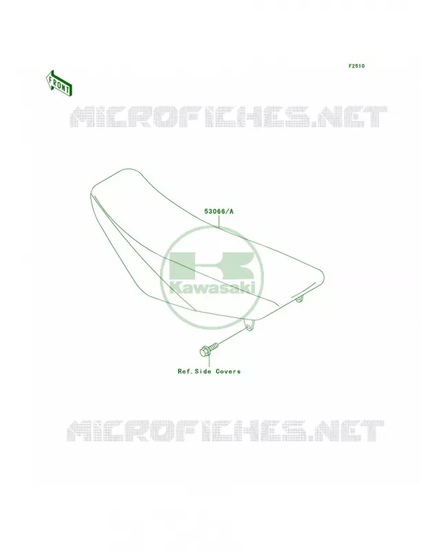 Seat Kawasaki MOTOS 85 2006 KX85  KX85A6F