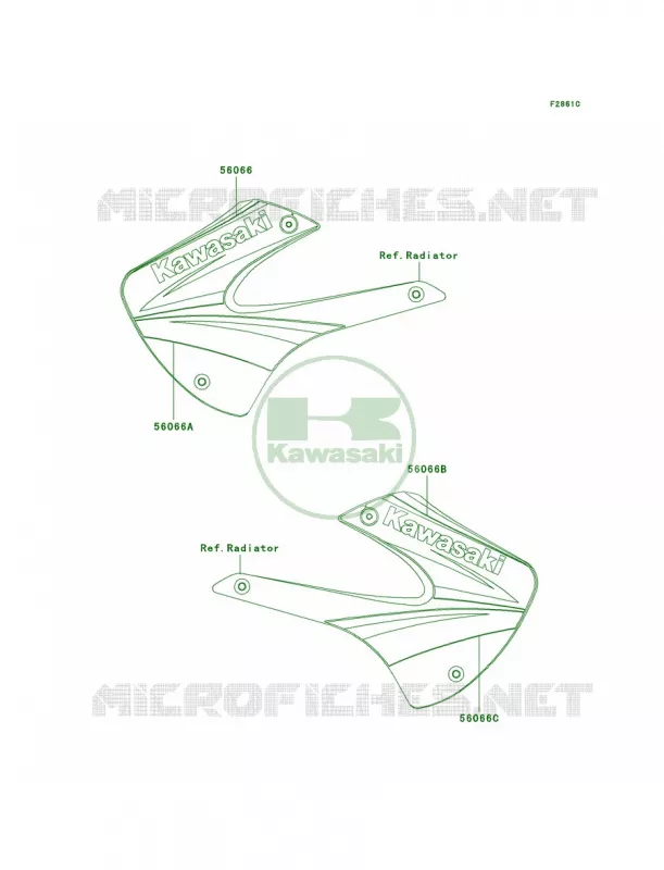 DecalsD4 Kawasaki MOTOS 100 2005 KX100  KX100-D5