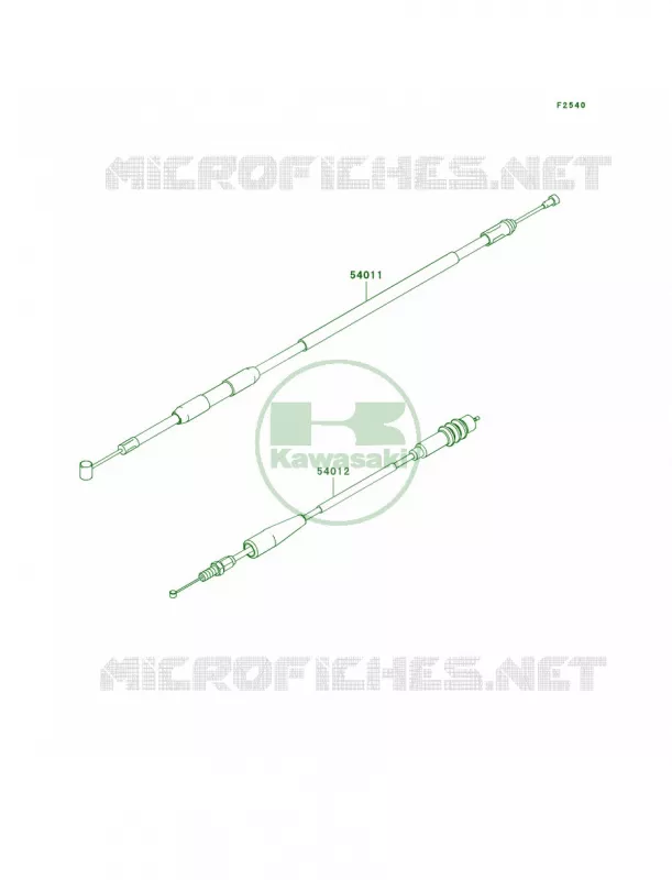 Cables Kawasaki MOTOS 250 2005 KX250  KX250-R1