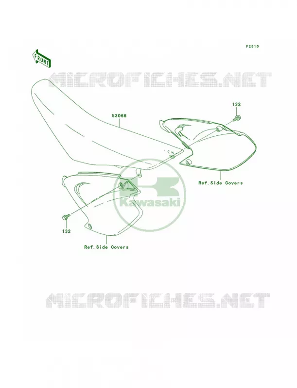 Seat Kawasaki MOTOS 250 2005 KX250  KX250-R1