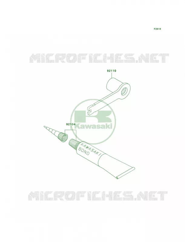 Owner's Tools Kawasaki MOTOS 250 2004 KX250  KX250-M2