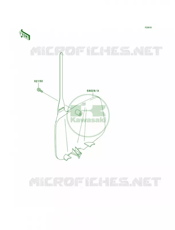 Accessory Kawasaki MOTOS 65 2004 KX65  KX65-A5