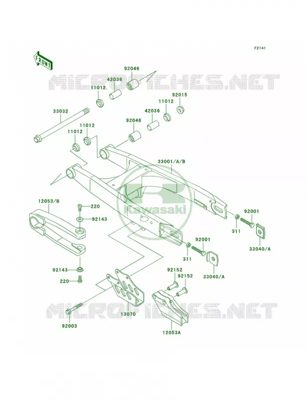 Swingarm Kawasaki MOTOS 65 2003 KX65  KX65-A4