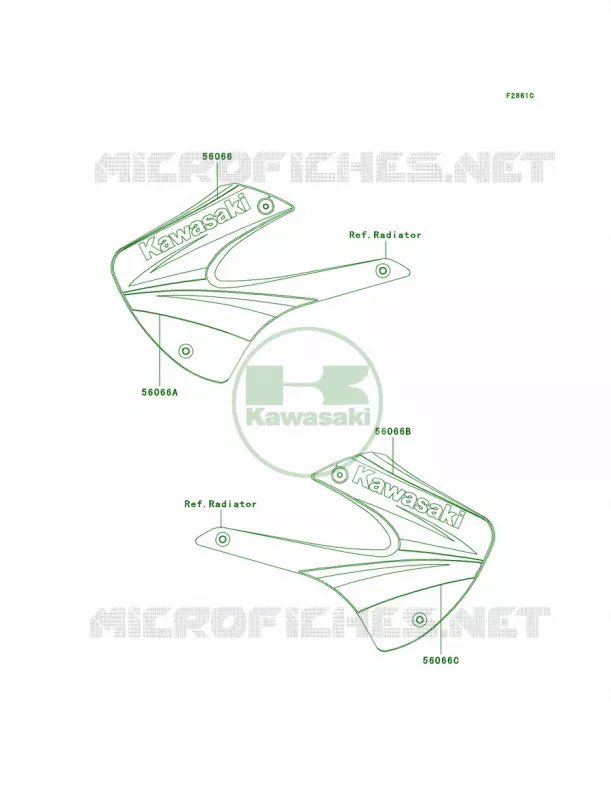 DecalsD4 Kawasaki MOTOS 100 2002 KX100  KX100-D2