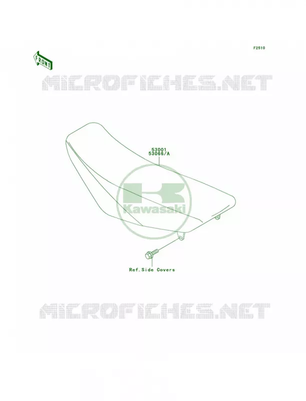 Seat Kawasaki MOTOS 100 2002 KX100  KX100-D2