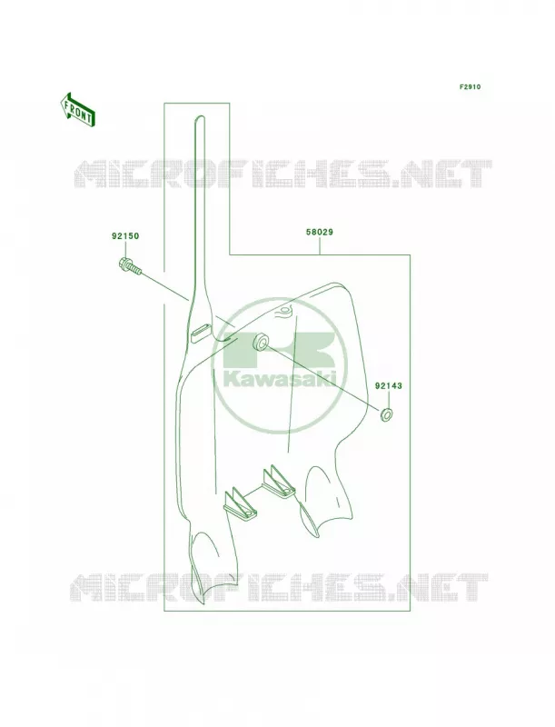 Accessory Kawasaki MOTOS 125 2002 KX125  KX125-L4