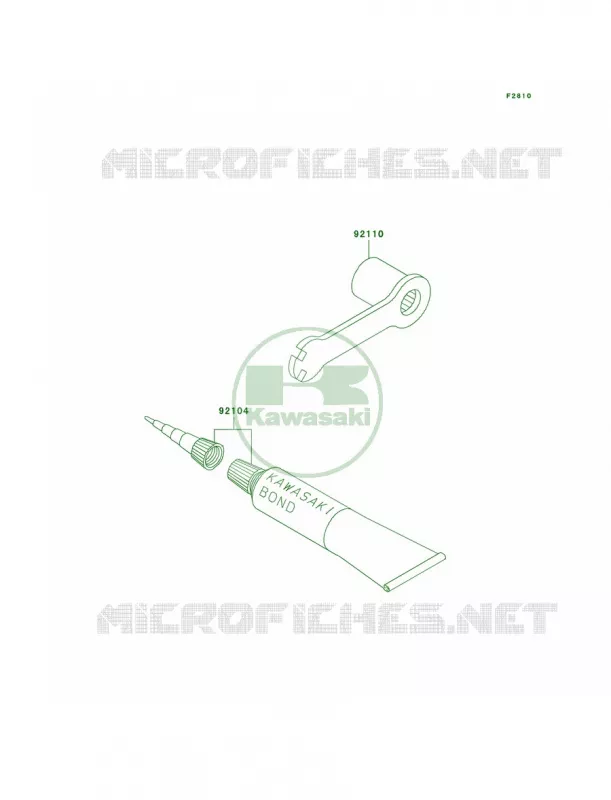 Owner's Tools Kawasaki MOTOS 500 2002 KX500  KX500-E14