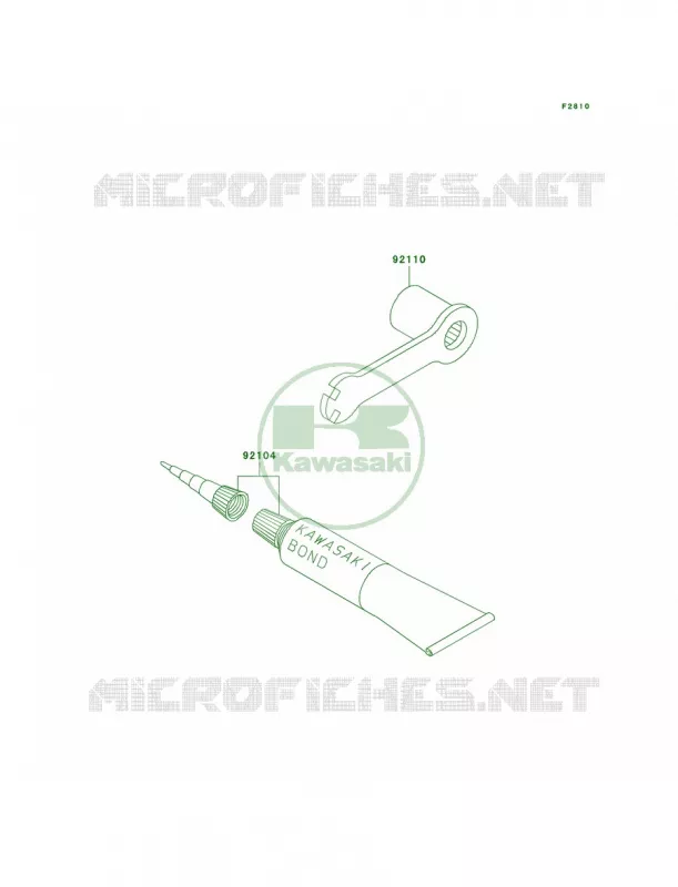 Owner's Tools Kawasaki MOTOS 500 2001 KX500  KX500-E13