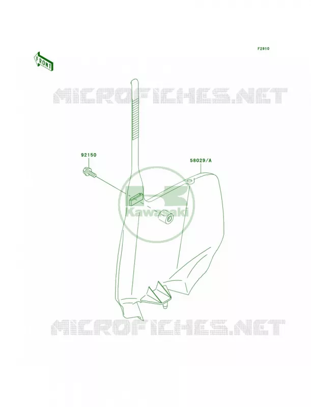 Accessory Kawasaki MOTOS 85 2001 KX85  KX85-A1