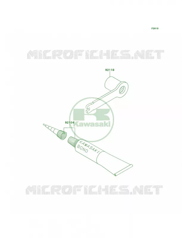 Owner's Tools Kawasaki MOTOS 125 2000 KX125  KX125-L2