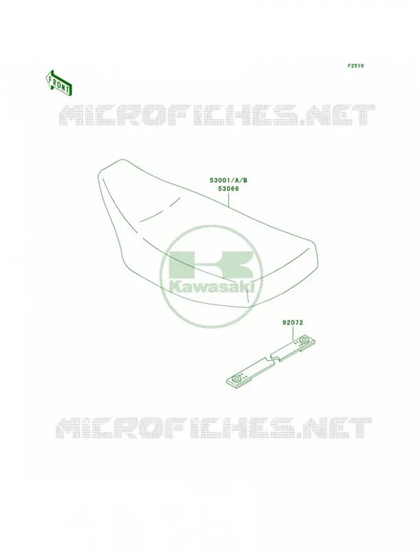 Seat Kawasaki MOTOS 60 2000 KX60  KX60-B16