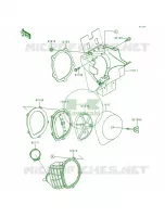 Air Cleaner voor Kawasaki KX250 1999