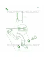 Brake Pedal voor Kawasaki KX250 1999
