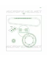 Chain Kit voor Kawasaki KX250 1999