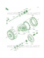 Clutch voor Kawasaki KX250 1999