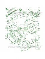 Engine Covers voor Kawasaki KX250 1999