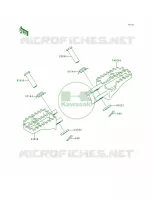 Footrests voor Kawasaki KX250 1999