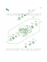 Front Hub voor Kawasaki KX250 1999